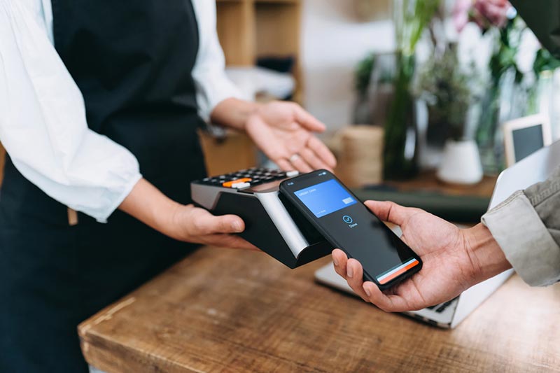 payment using the smartphone